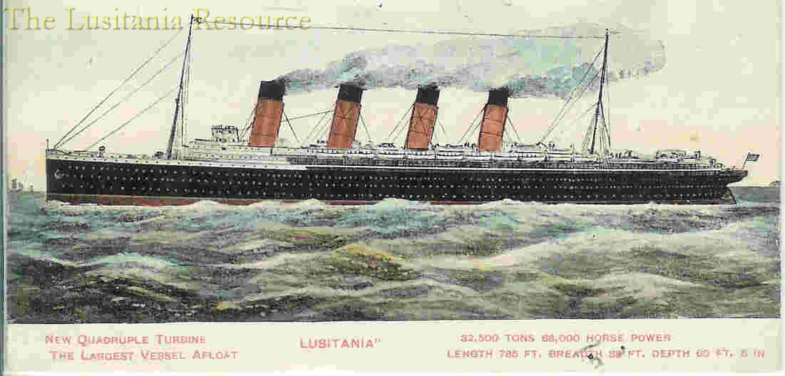 Daily Mirror Dollshouse Miniature Newspaper 1915 Sinking of the Lusitania